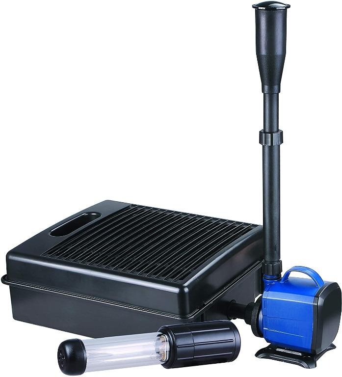 Small Pond Pump with Filter UV Light Pump for Ponds Water Filter for