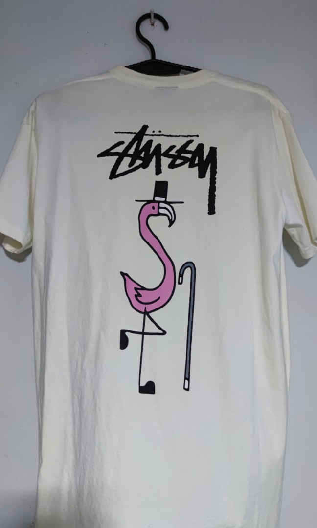 Stussy Flamingo Tee, Men's Fashion 