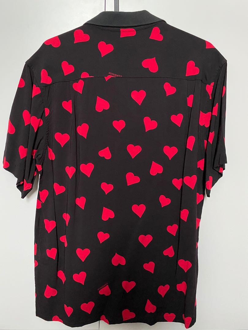 Supreme hearts rayon shirt 【L】