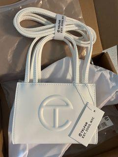 Telfar Mini Shopping Bag - White