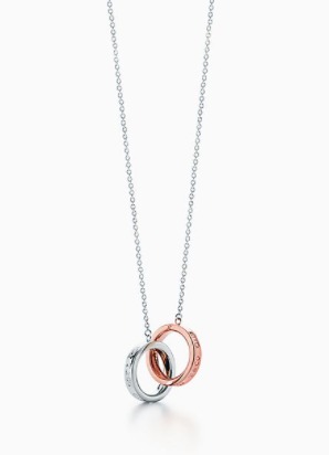 Double ring necklace tiffany hot sale