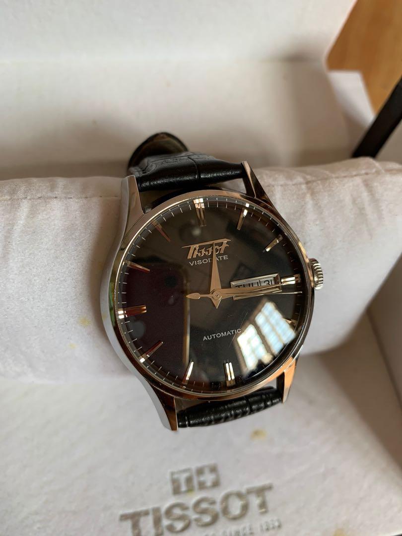Tissot visodate sales automatic black