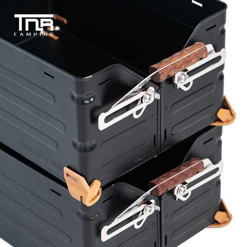 TNR Steel Portable Folding Camping Storage Box 25L, Furniture
