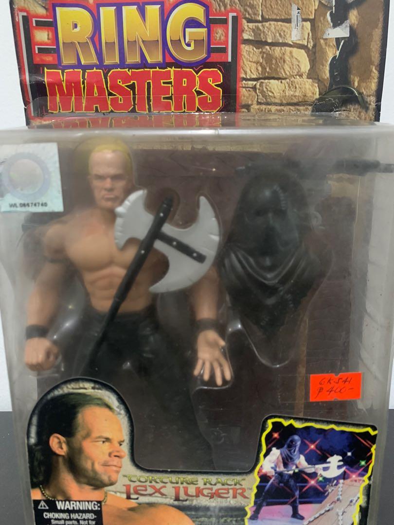 Toy Biz WCW Ring Masters Torture Rack Lex Luger Action Figure WWF WWE