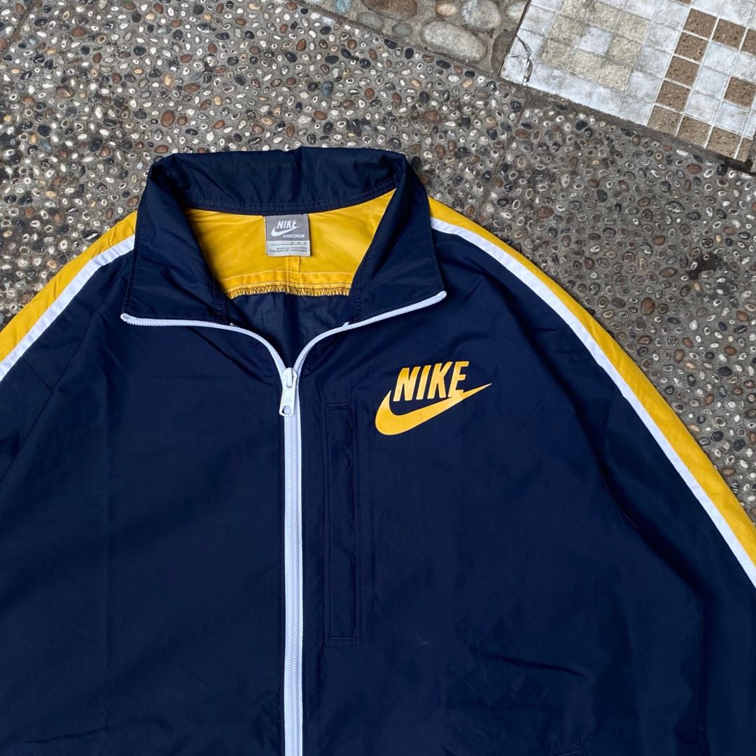 Tracksuit Nike Two Tone Second branded thrift vintage varsity bomber