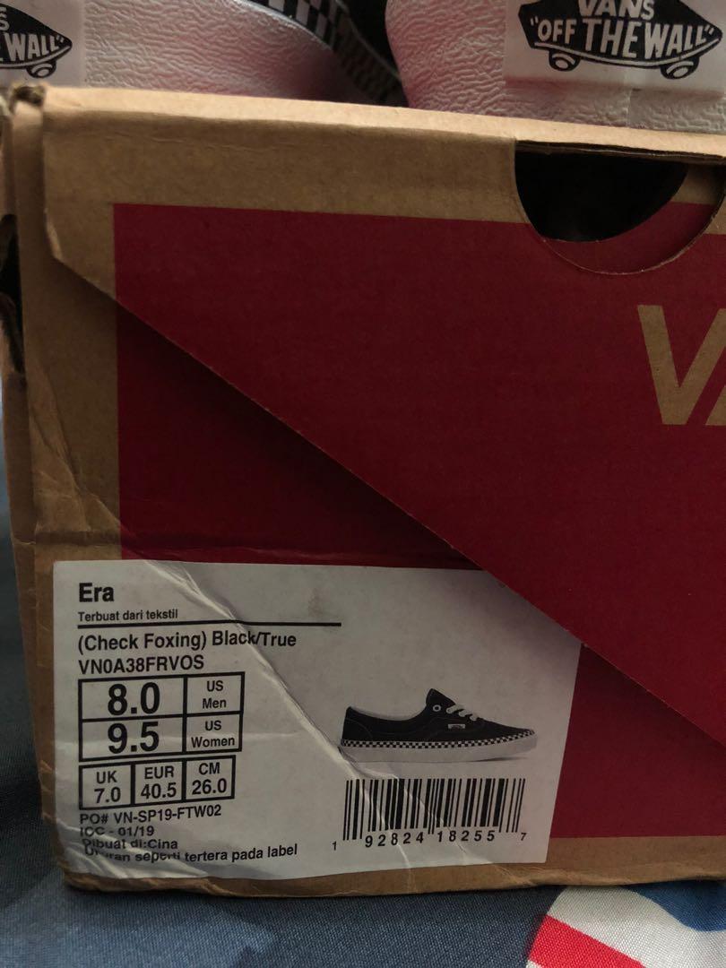 Vans Resmi Navya Era Check Foxing