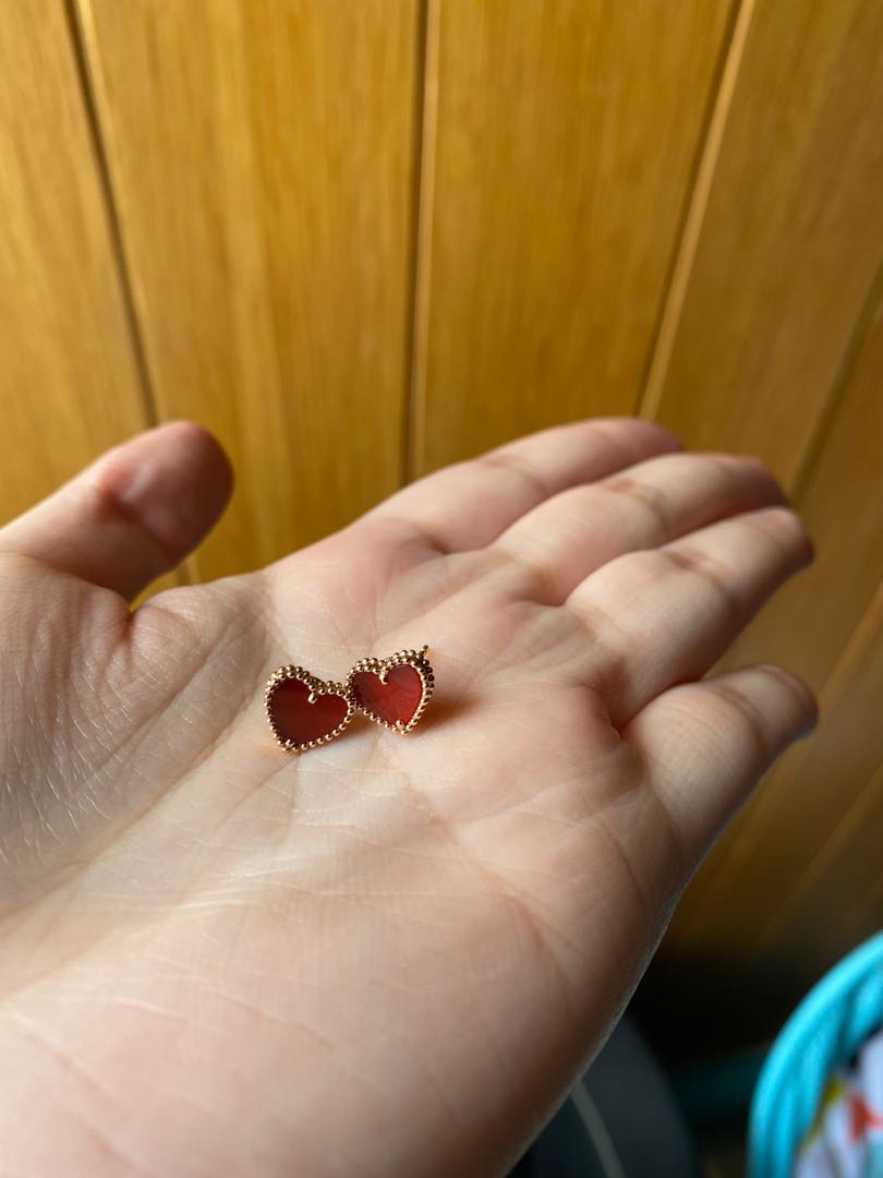 Vca heart sale earrings