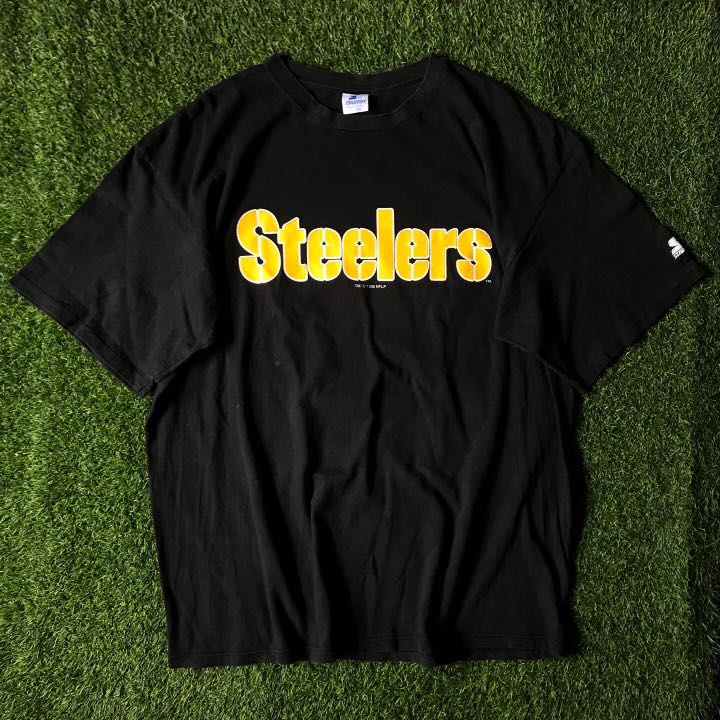 Vintage 1990s Pittsburg Steelers Woodson Tee, Men's Fashion, Tops
