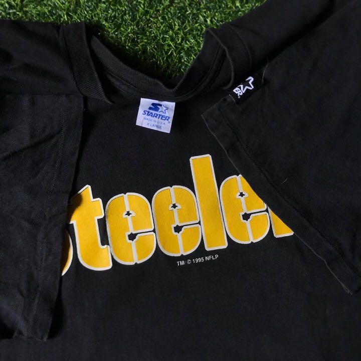 Vintage 1990s Pittsburg Steelers Woodson Tee, Men's Fashion, Tops