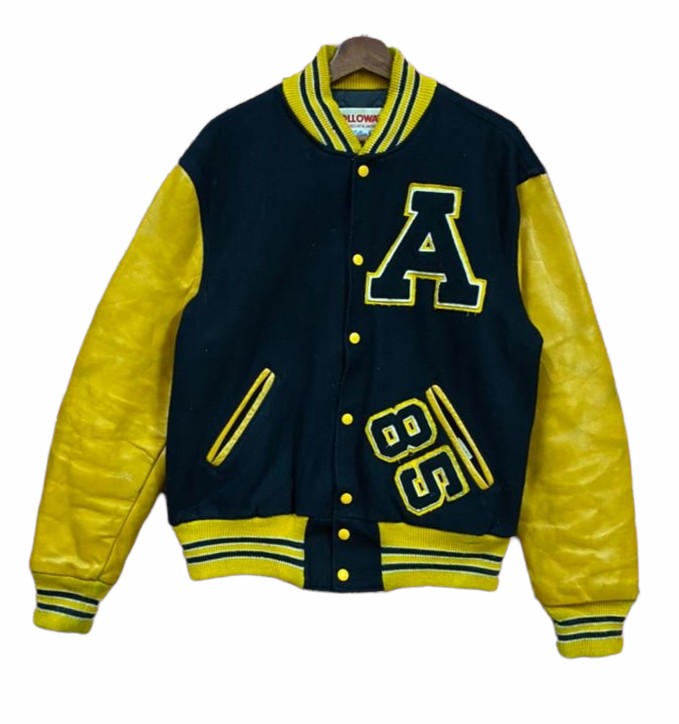 Vintage Holloway Varsity Jacket, Men's Fashion, Coats, Jackets and