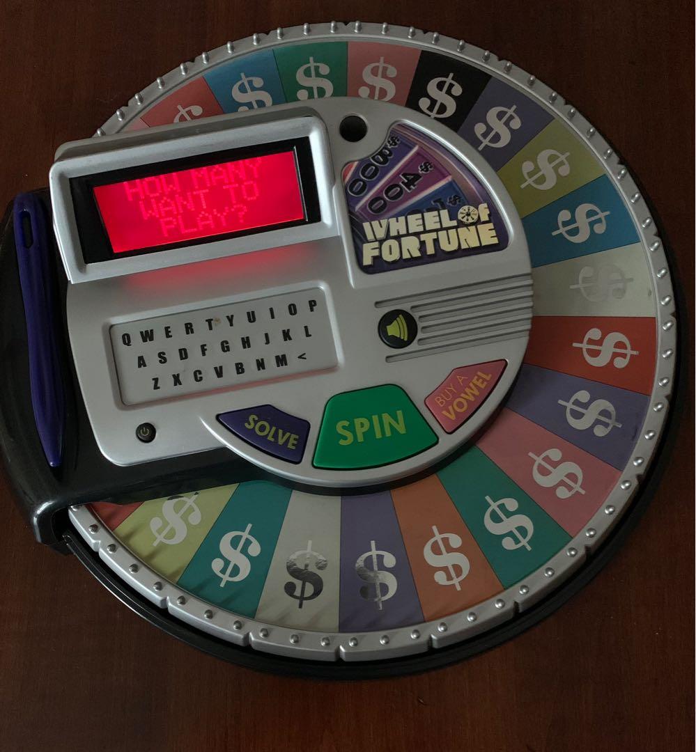 Wheel of Fortune Electronic Game Platinum Edition Hobbies Toys