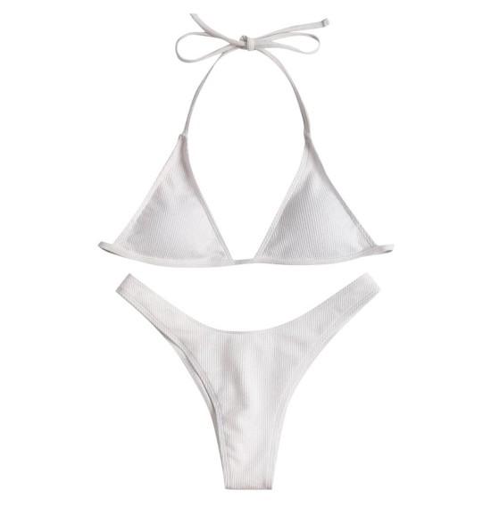 White String Bikini, Women's Fashion, Swimwear, Bikinis & Swimsuits on ...