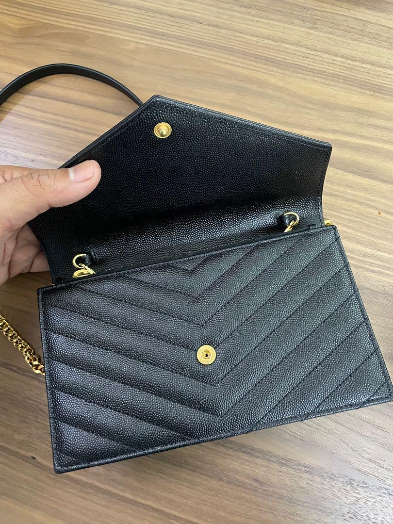 YSL small WOC black GHW, Luxury, Bags & Wallets on Carousell
