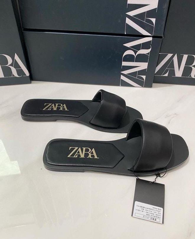 Zara slippers sale on sale