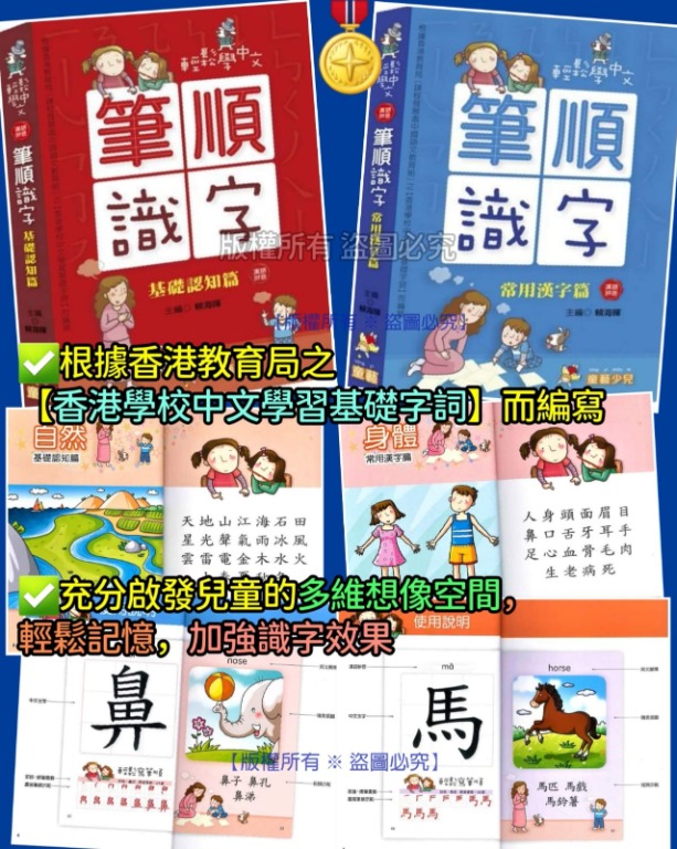 5月初到貨 輕鬆學中文系列 筆順識字 A 基礎認知篇 B 常用漢字篇 預購 Carousell