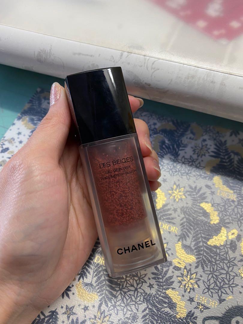 99% new Chanel water fresh blush #intense coral, 美容＆個人護理