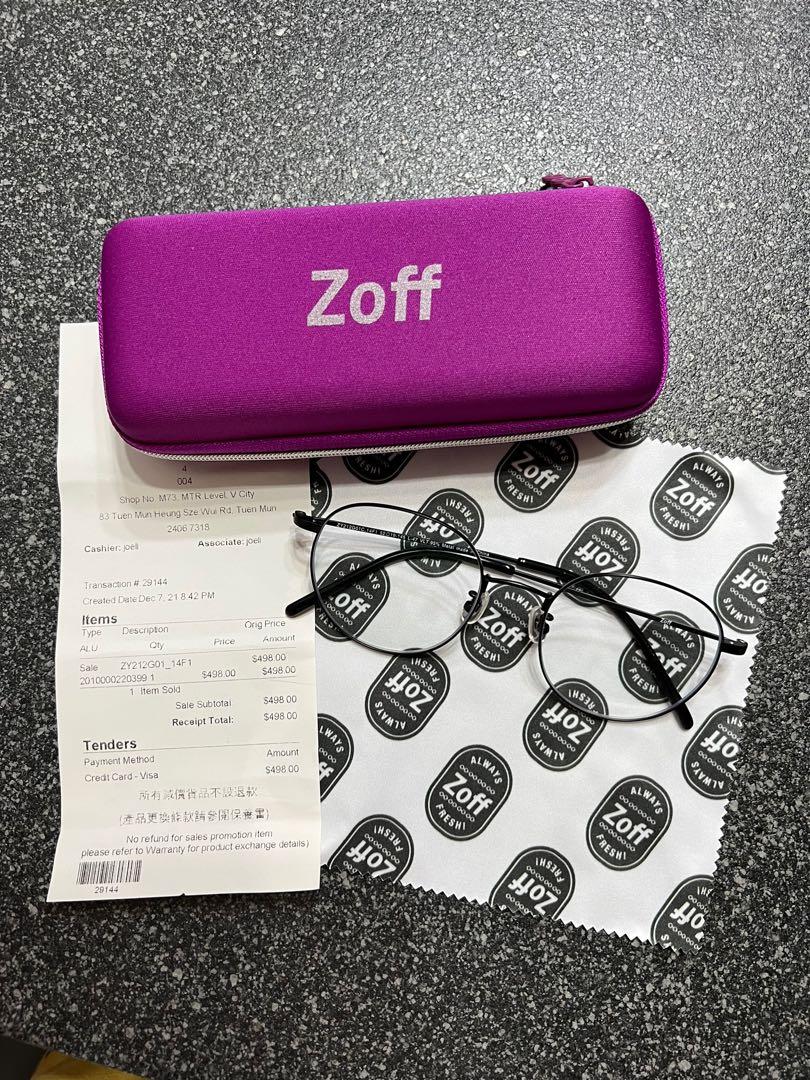 清屋價) 99%new Zoff 眼鏡, 女裝, 手錶及配件, 眼鏡- Carousell