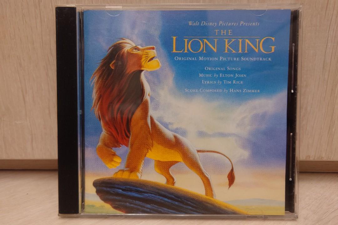 獅子王Disney LION KING SOUNDTRACK CD 歌書/唱碟接近全新, 興趣及遊戲