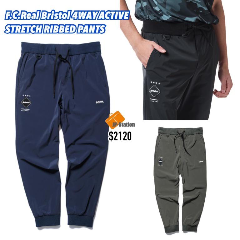 FCRB ACTIVE STRETCH JERSEY RIBBED PANTS