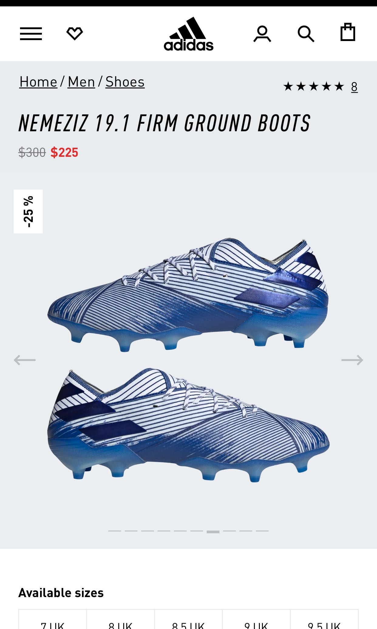nemeziz 19.1 firm ground boots