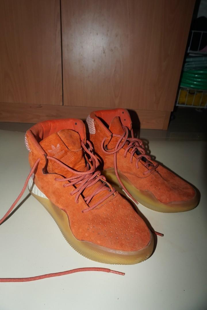 Adidas Tubular Orange Suede (Men's 