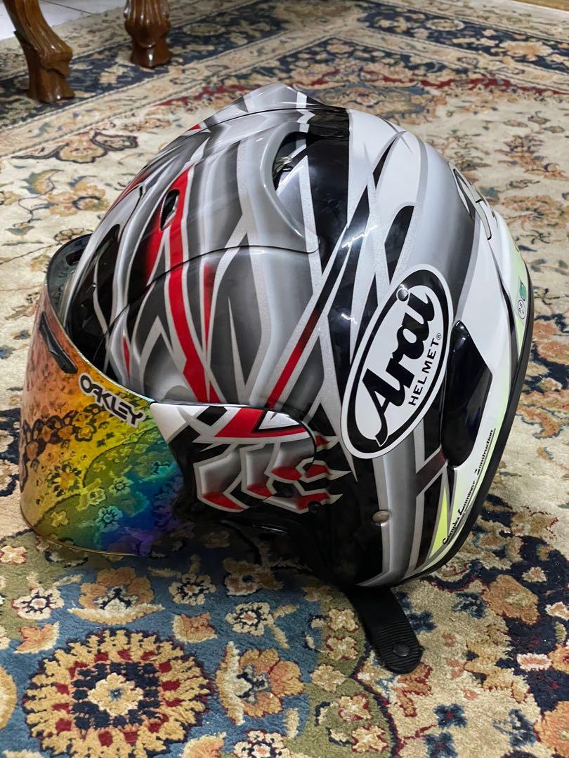 Arai Ram 3 Okada Putih Original 🇯🇵, Auto Accessories on Carousell