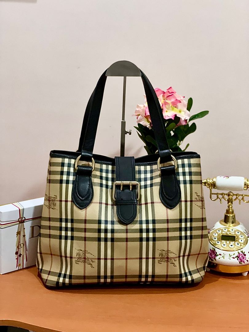 Authentic Burberry tote bag - Price further mark down, Luxury, Bags &  Wallets on Carousell