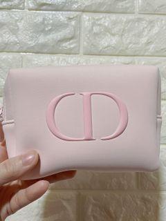 [Authentic] Dior Makeup/ Cosmetic pouch/ storage bag/ accessories bag/Purse Short Zipper/Purse Coin Bag Small Wallet gold/pink/ white