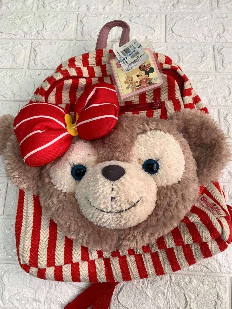 AUTHENTIC DISNEY JAPAN SHELLIEMAY BEAR FACE BACKPACK (Category: Other Babies Going Out Needs) located in Manila. Submitted by mylildarlingamari (Listing ID 1153620202, Image 1). Description: Euc signs of usage Spacious Fluffy.