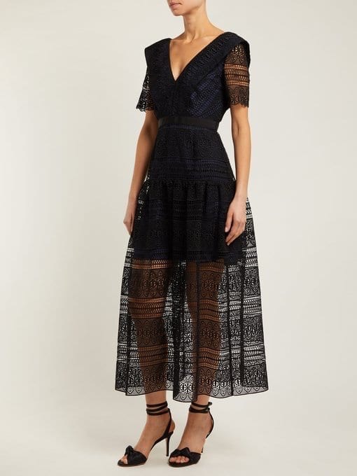 match made in heaven lace pleated ruffle dress Reece Ruffle Lace Maxi Dress – Madida Clothing main image 0