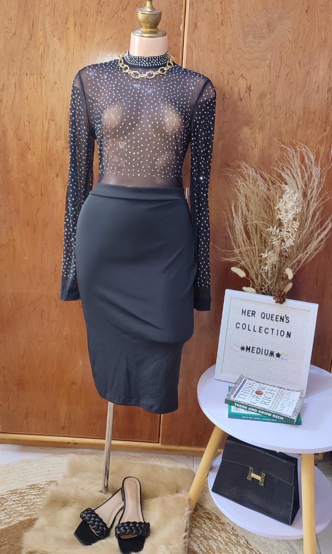 Black Party Dress ChicMe Brand