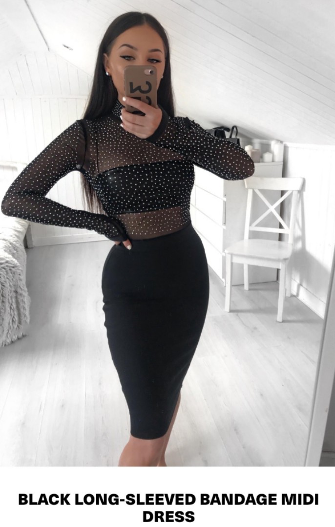Black Party Dress ChicMe Brand Women s Fashion Dresses Sets