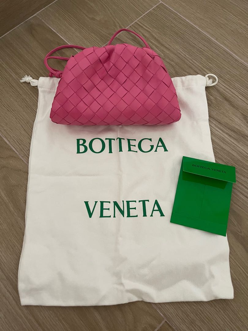 Bottega veneta hotsell mini pouch pink