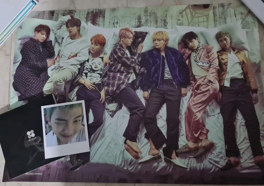 Bts Wings G Album Pc Poster, Hobbies & Toys, Memorabilia & Collectibles,  K-Wave On Carousell