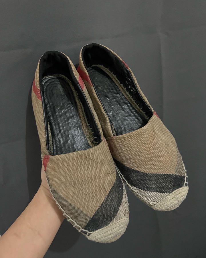 Burberry espadrilles, Women's Fashion, Footwear, Sneakers on Carousell