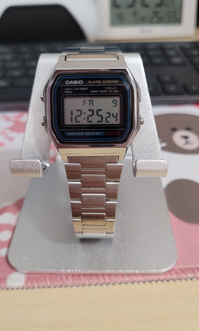 Casio Alarm Chrono A158W Men's watch, Men's Fashion, Watches
