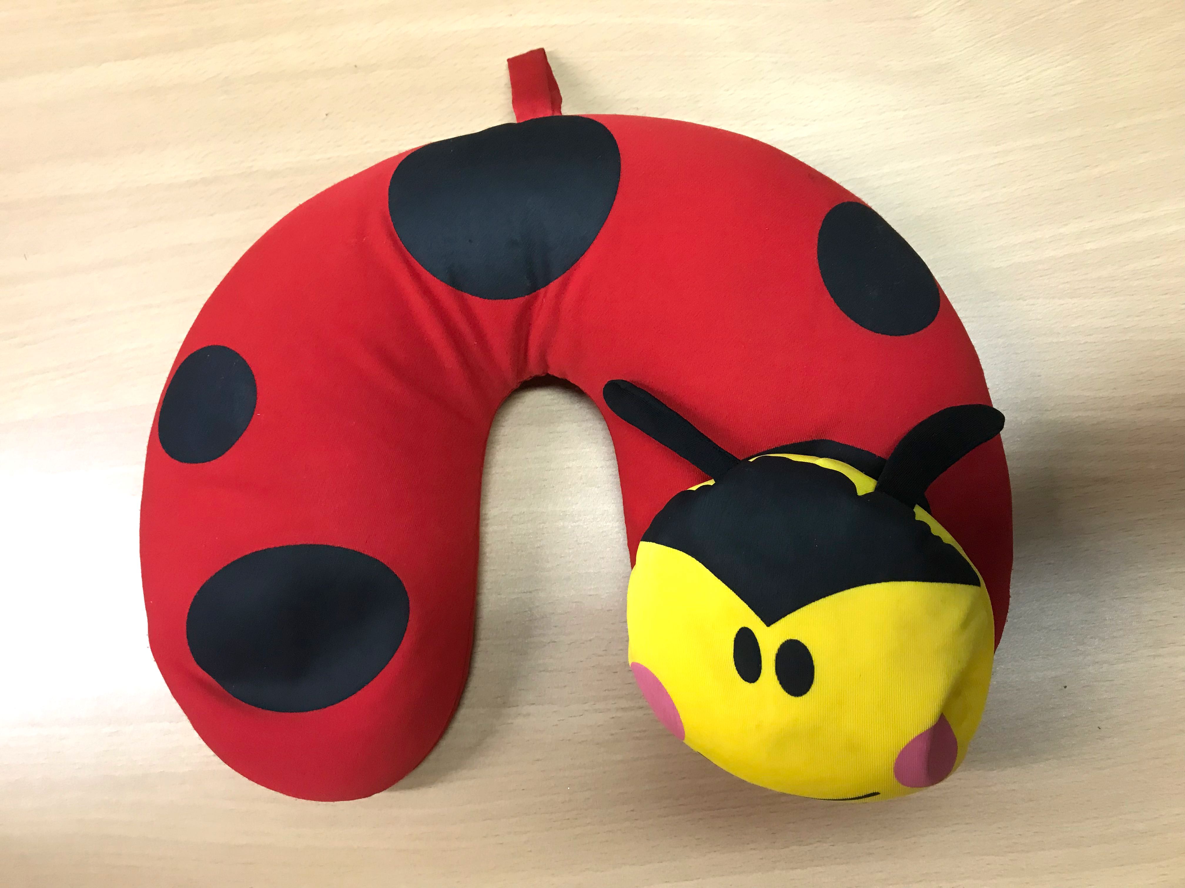 Caterpillar Microbeads Neck Pillow, Hobbies & Toys, Travel, Travel