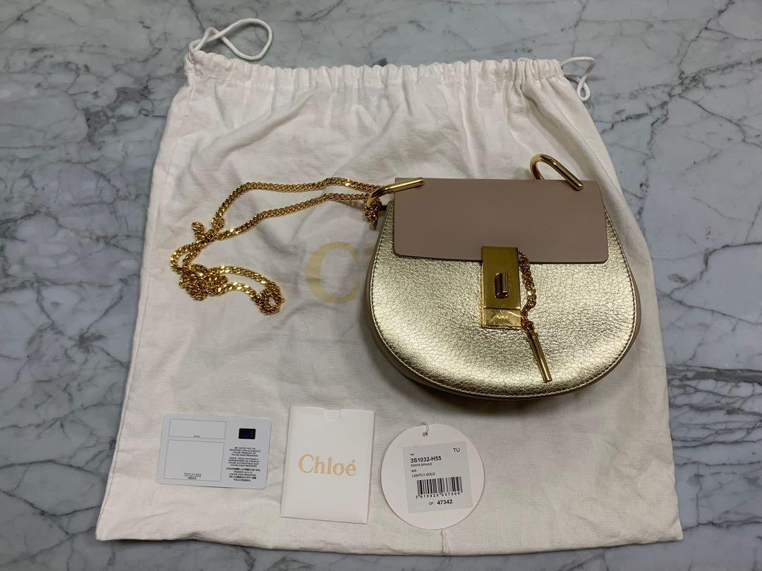 Chloe shop gold bag