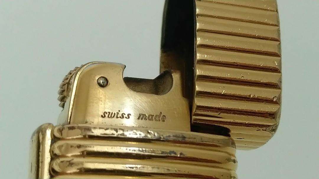 Christian Dior gold lighter Swiss made, Everything Else on Carousell