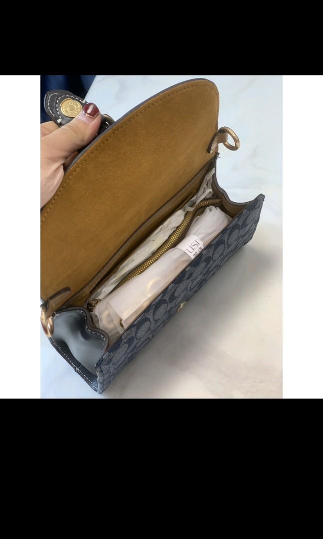 Coach 8513 Chambray Kleo Top Handle Bag, Women's Fashion, Bags