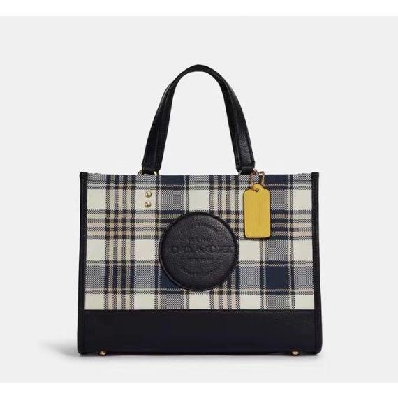 Coach sales checkered tote