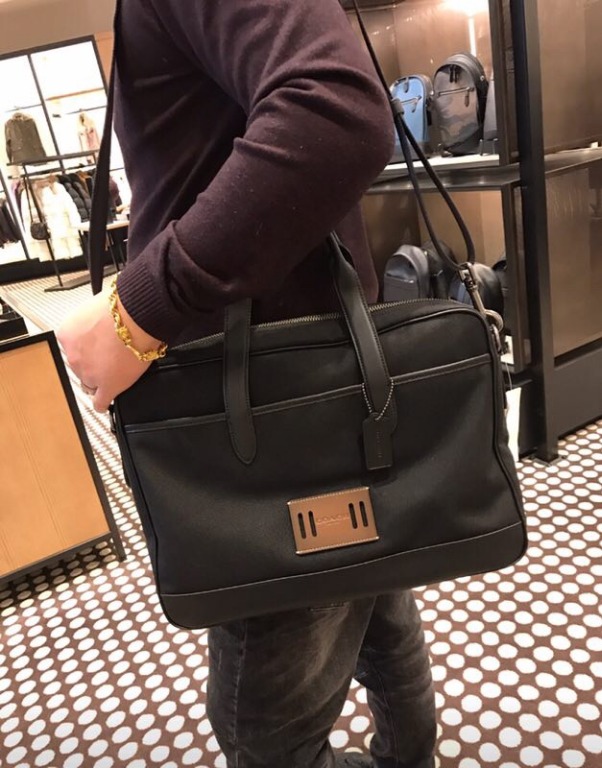 Coach Hamilton Bag in Cordura F31277 - Black, Men's Fashion, Bags,  Briefcases on Carousell