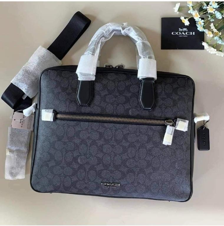 Coach kennedy shop briefcase