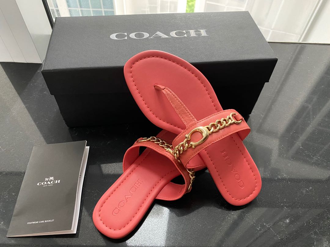 Coach sandals Luxury Sneakers Footwear on Carousell