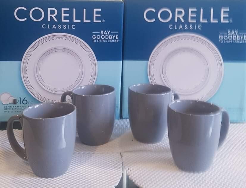 Corelle Classic Collection, Mystic Gray, Furniture & Home Living ...