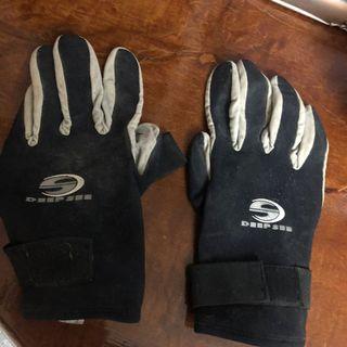 Deep see diving gloves