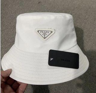 Prada White Bucket Hat