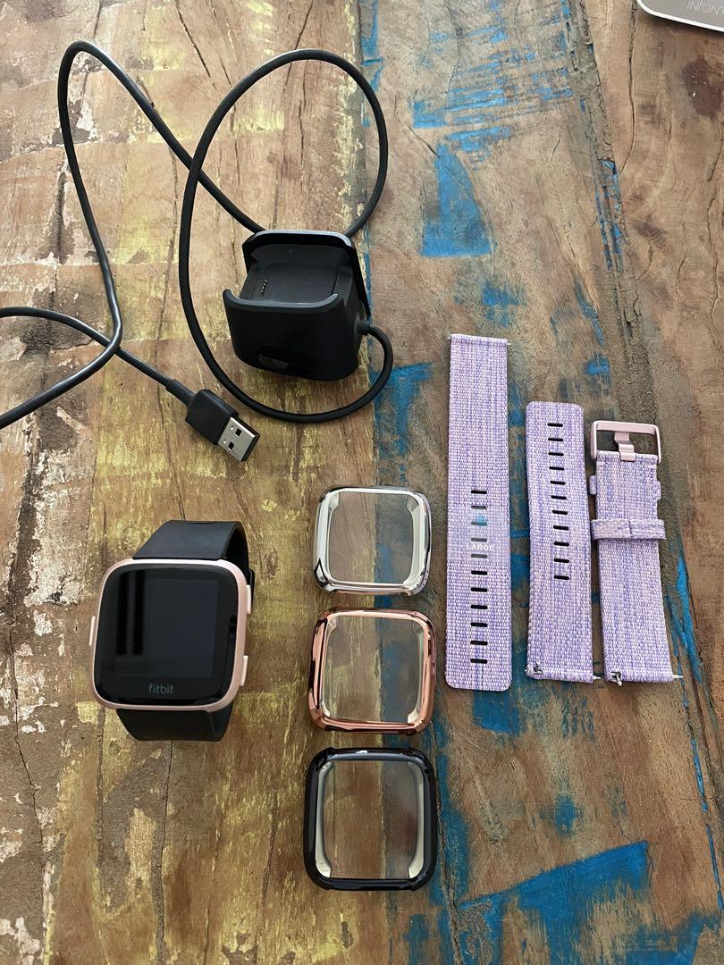 Fitbit versa lite rose gold deals