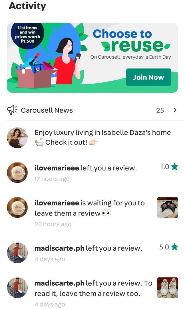 FYI⁉️ (Category: Announcements) located in Taguig. Submitted by rlg.declutterph (Listing ID 1153606652, Image 3). Description: Omg 😱 Mali yung narate-tan ko 😅 Sorry But If I can rate her I want to give a 0 star. Luckily I rated you a 5 star diba pero ako bibigyan mo ng 1 star e ikaw tong nag make an offer and then pag inaaccept hndi nag rreply For how many years here in corousell never ako nagalit sa buyer or seller. God bless you! .
