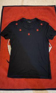 Givenchy multi collar red star shirt size S fit to M